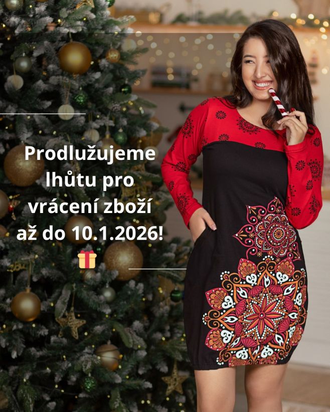 Prodlužujeme možnost vrácení zboží až do 10. 1. 2026! 🎁 Pokud jste u nás nakoupili od 1.11. do 24.12.2025, můžete vrátit...