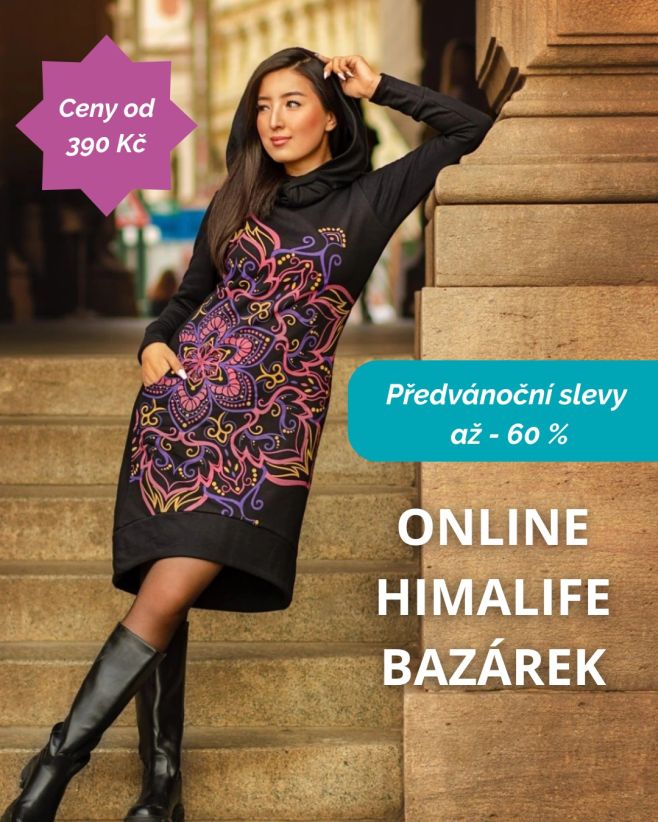 Máme tu další tip z našeho online Himalife bazárku 💙 V bazárku září tahle kráska – mikina Subira s maxi kapucí v černé...