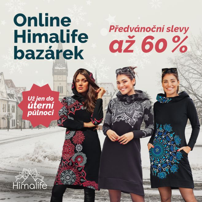 Slevy až 60 % platí už jen do zítřejší půlnoci! 😮 Náš Online Himalife bazárek se pomalu blíží do svého finále. Ještě máte...